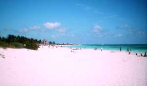 playa del carmen's coco beach, fewer people